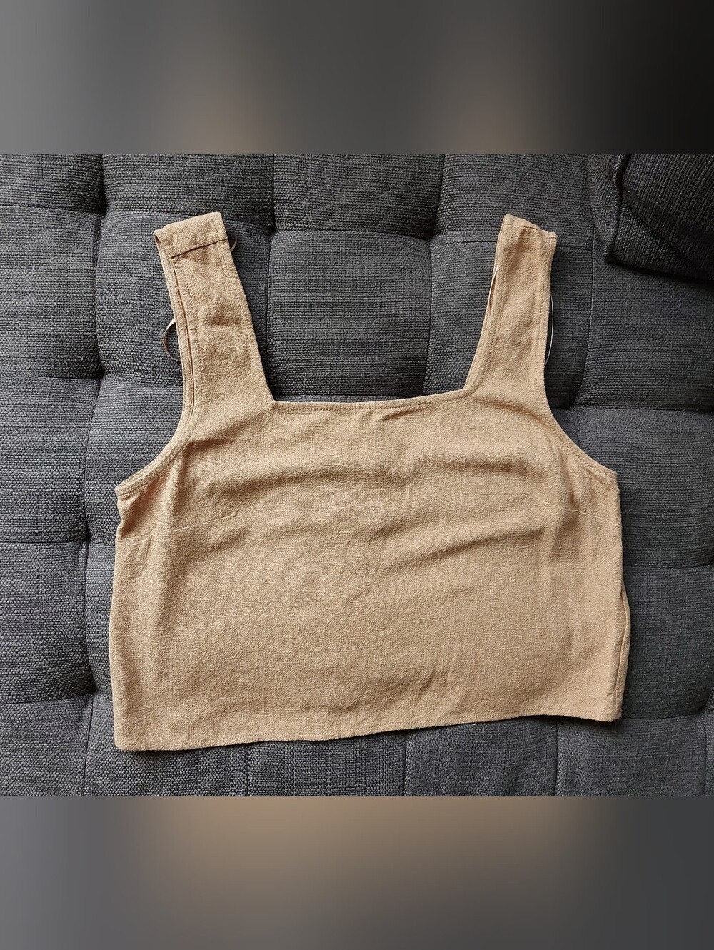 Sadie & Sage Square Neck Cropped Tank NWT